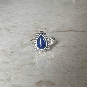 NWOT Sundance Inky Harbor Ring, Lapis Lazuli, Sterling Silver